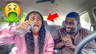 PUTTING VINEGAR IN MY GIRLFRIENDS WATER! *HILARIOUS*