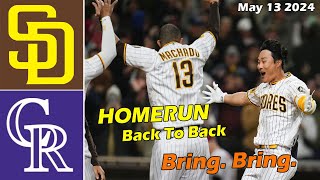 San Diego Padres vs. Colorado Rockies Full Game Highlights , May 11 2024 | MLB Season 2024