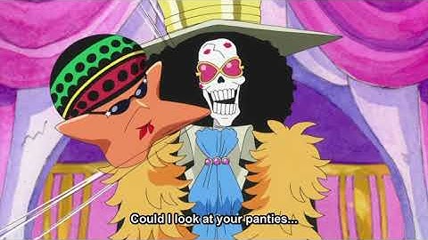Brook asking for PANTS for 2mins staight  | One Piece