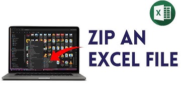 How To Zip An Excel File | How To Save Or Convert Excel File As A Zip File