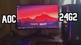 AOC HERO 24G2-  É um bom CUSTO-BENEFÍCIO? Opinião com 1 semana de uso!