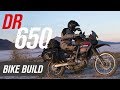 Suzuki dr650 adventure bike build
