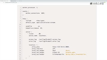 6.5-使用nginx部署bluebell项目的两种模式及跨域问题解决方