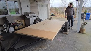 Change of plans! am I making a mistake? (teardrop camper build part 3)