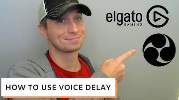 ELGATO gameplay with VOICE DELAY on OBS/Streamlabs *Tutorial*