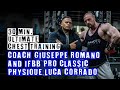 Entranement de la poitrine 30 min full workout avec giuseppe romano et lathlte luca corrado