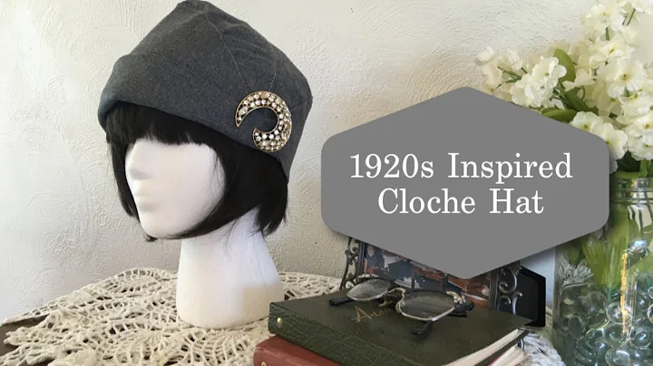 Skapa en 1920-talsinspirerad Cloche-hatt med enkla steg