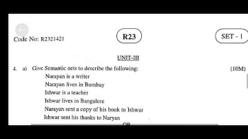 Artificial intelligence - jntuk r23 - 2nd btech 1st sem suplli set 1 - cse ( Aiml ) Ai , Aiml -