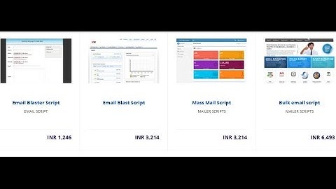 Basic Email Script | Readymade Mass Mail Script