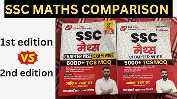 SSC maths by aditya ranjan sir comparison 1st edition vs 2nd edition / best maths book for ssc