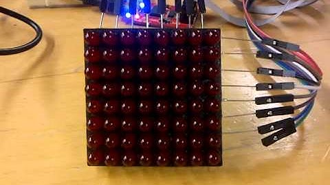 8x8 led matrix atmega16