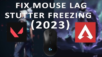 Fix Mouse Lag, Stutter, Freezing in Valorant and Apex Legends (2023)