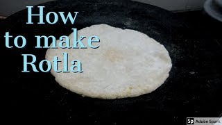 How to make rotla# rice flour chapati# indian bread# healthy food,nutritious
