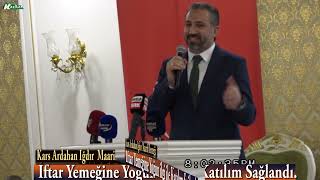 Kars Ardahan Iğdır Maarif Derneği İftar Yemeğine Yoğun Ilgi Ile Katılım Sağlandı