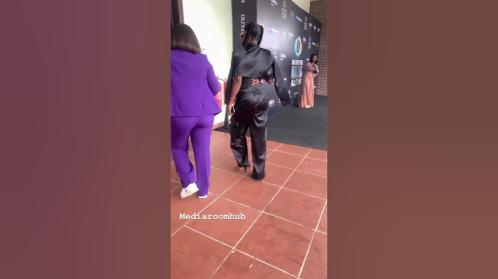 Ilebaye arrives at bbnaija allstars Prize presentation.