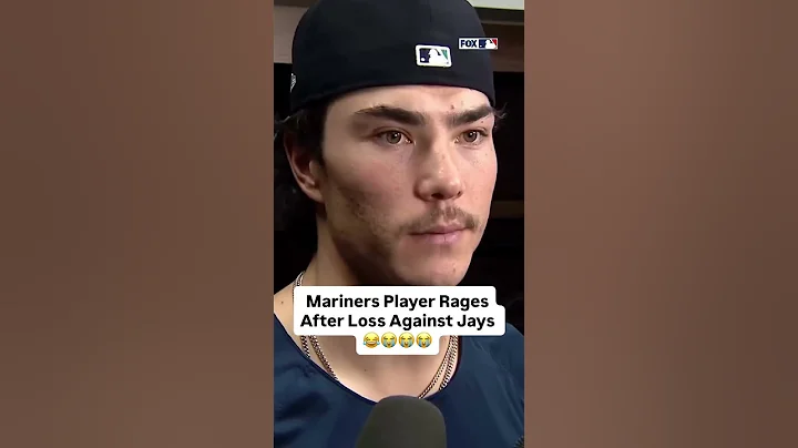A player from Mariners raging after Game 7 loss against Blue Jays