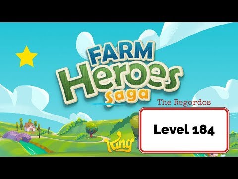 Farm Heroes Saga Level 184 - No Boosters