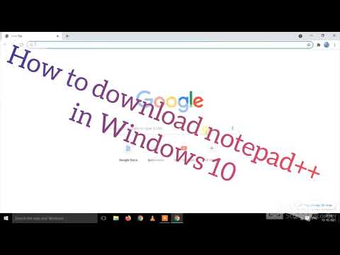 How to download notepad++ windows 10 in tamil|Step by Tutorial