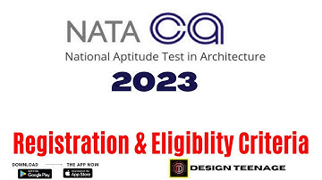NATA 2023 Exam all Details and Eligibility Criteria #nata2023