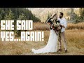 SHE SAID YES...AGAIN! | MARRYING THE LOVE OF MY LIFE | WEDDING DRESSES AND FALL LEAVES