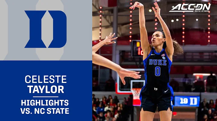 Celeste Taylor Leads Duke To The Road Upset Win