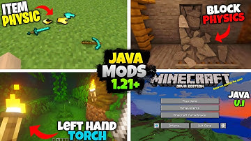 Best Mods For Minecraf pocket edition in to Java 1.21+  🔥 (100% WORKING)