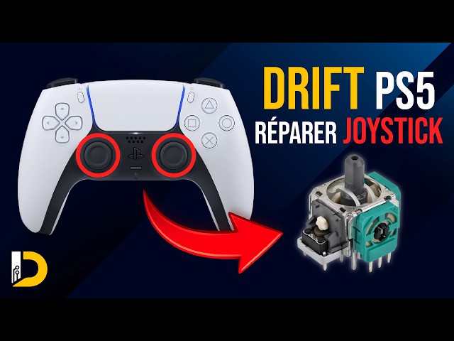 Kit Réparation Drift Pour Manette PS5 - Neuf - Fabriqué En France