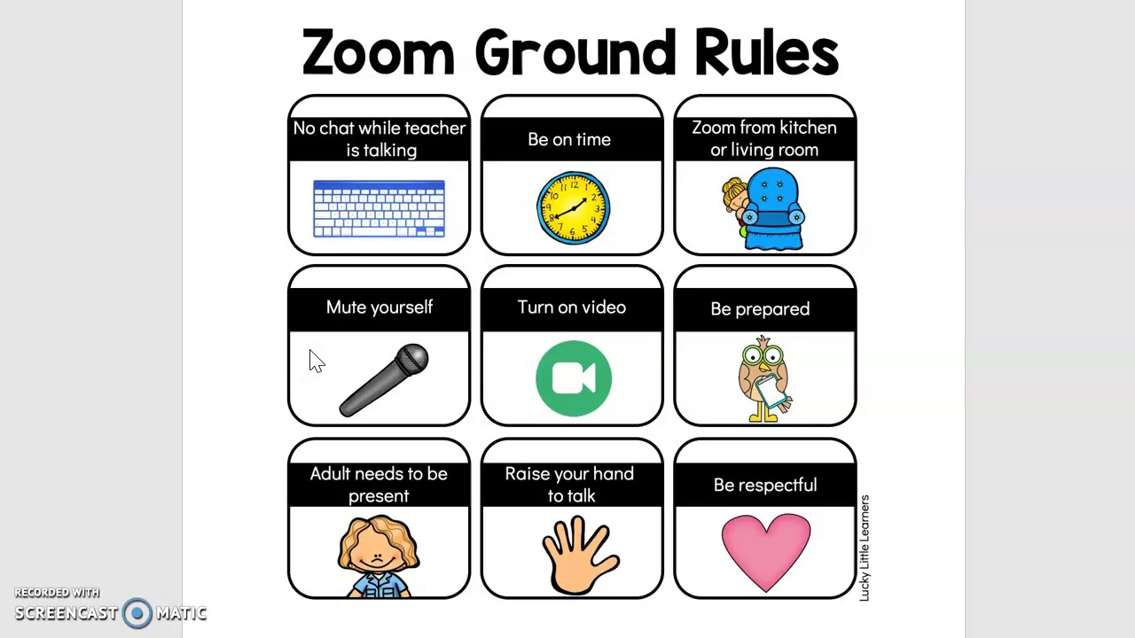 Zoom Ground Rules YouTube Zoom Ground Rules YouTube