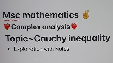 cauchy inequality msc mathematics complex analysis ||cauchy inequality msc important theorms kuk