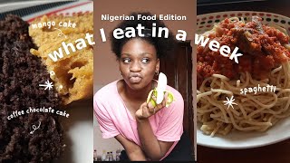 what I EAT IN A WEEK as a Nigerian girl (realistic + fun food facts about me)