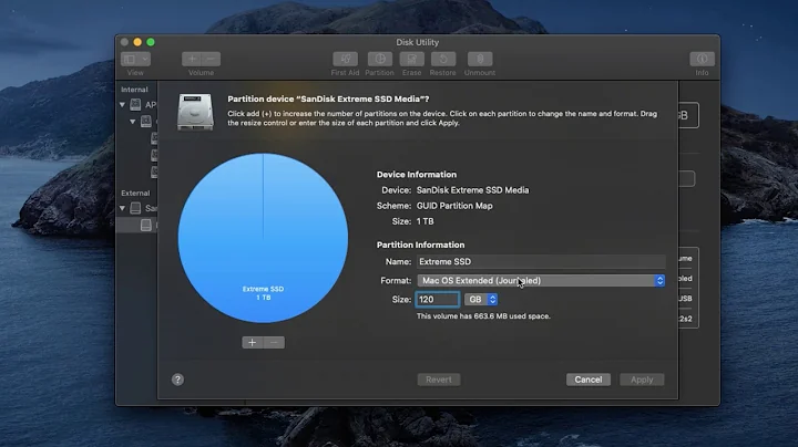 Partition, Use One External Drive for Time Machine and File Storage