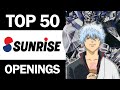My Top 50 Studio Sunrise Anime Openings