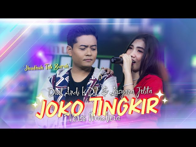 Joko Tingkir Versi Madura (Jhudhuh Tak Buruh) - Lusyana Jelita Ft. Andi KDI (Official Live Music) class=