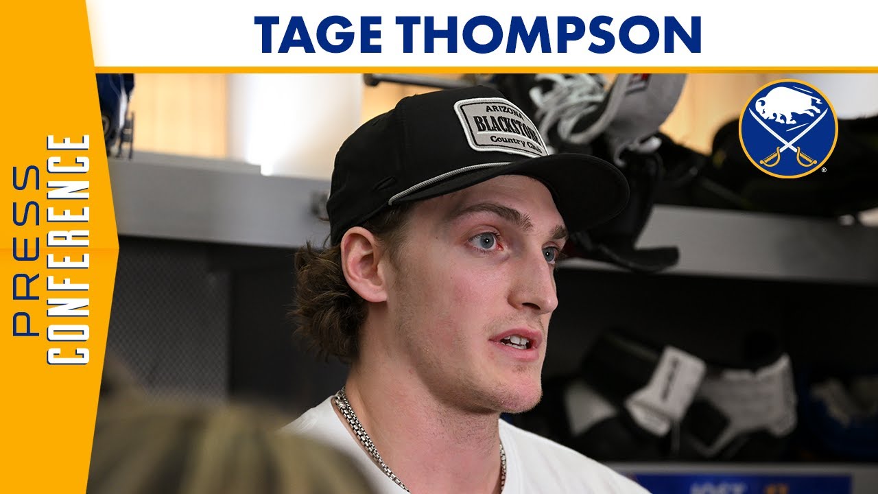 Sabres Notebook: It's a family reunion as Tage Thompson watches brother  make NHL debut