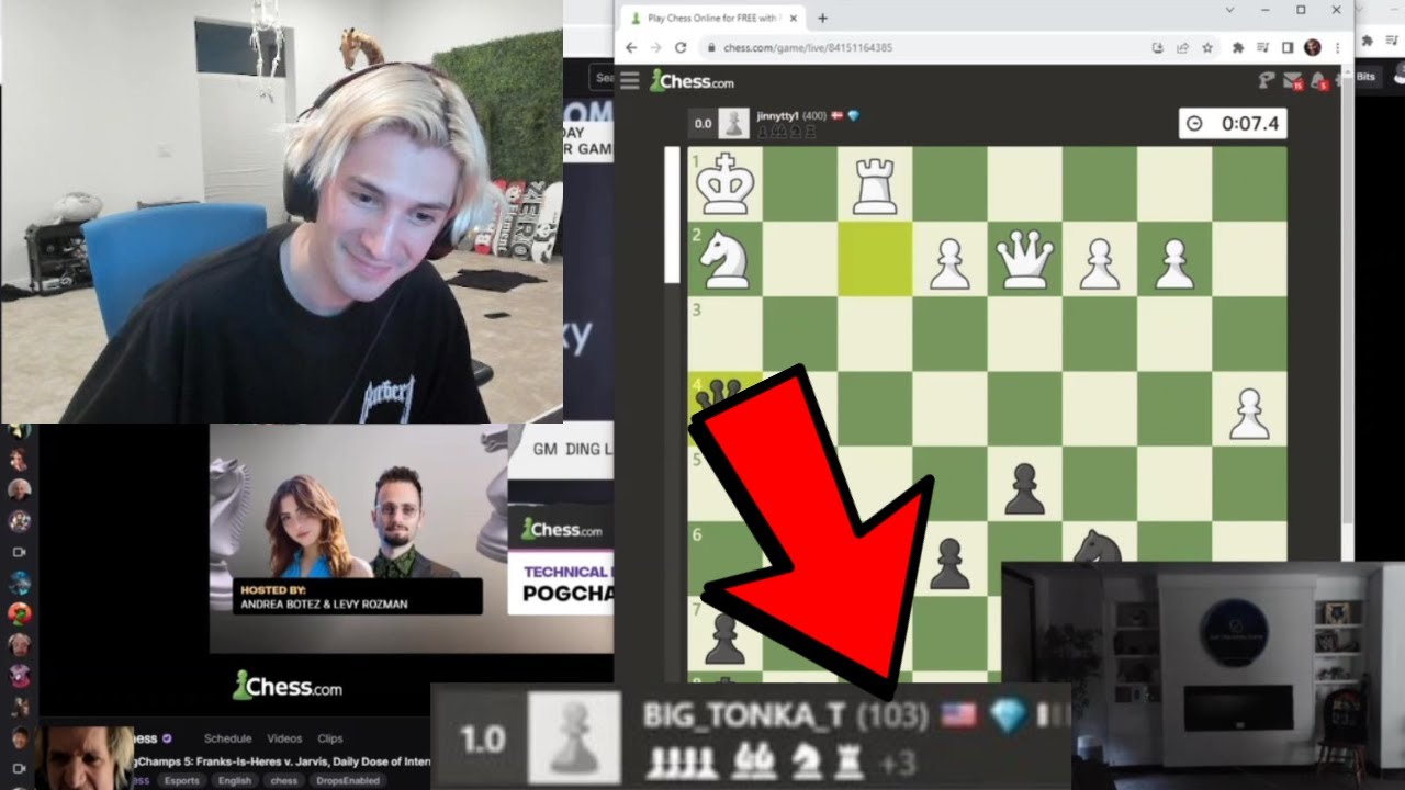 Tyler1 was the most watched streamer in August's list of top Chess