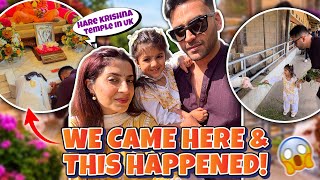Before Something Big… We Came Here & This Happened | HareKrishna Temple in UK🦚
