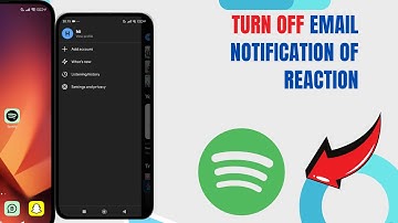 Turn Off Email Notification Of Reaction On Spotify. |Technologyglance