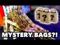 What's in the mystery bag? Ticket game fun at Scandia arcade!