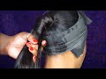 Chinese ladder ponytail