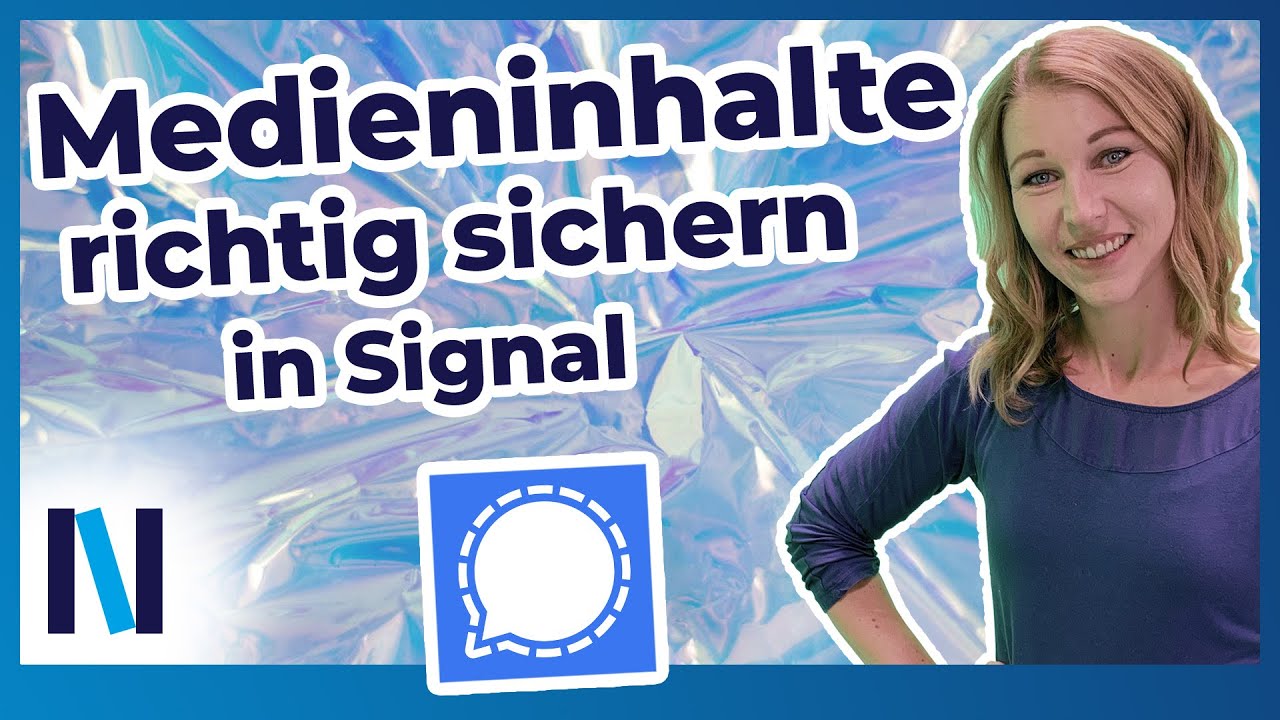 Fotos und Videos von Signal speichern diese Einstellungen sind