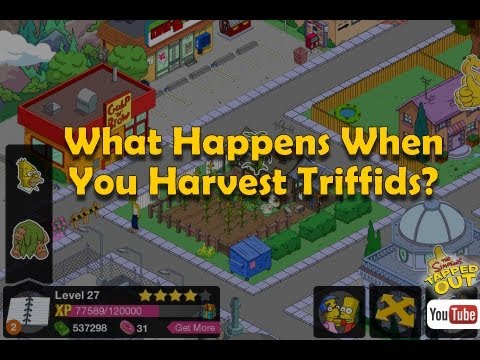 The Simpsons: Tapped Out - What Happens When You Harvest Triffids?