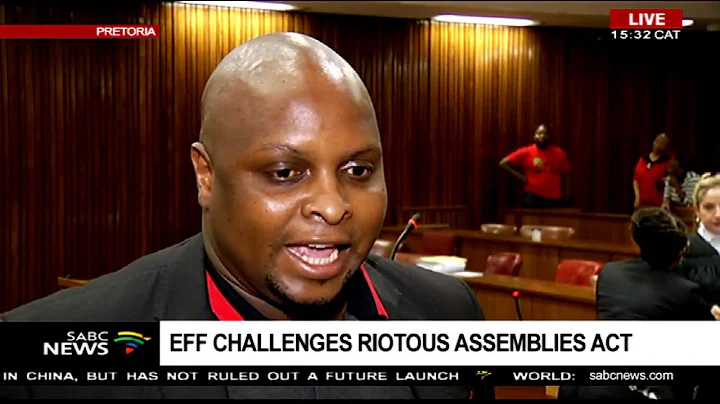Floyd Shivambu briefs the media on following Malem...