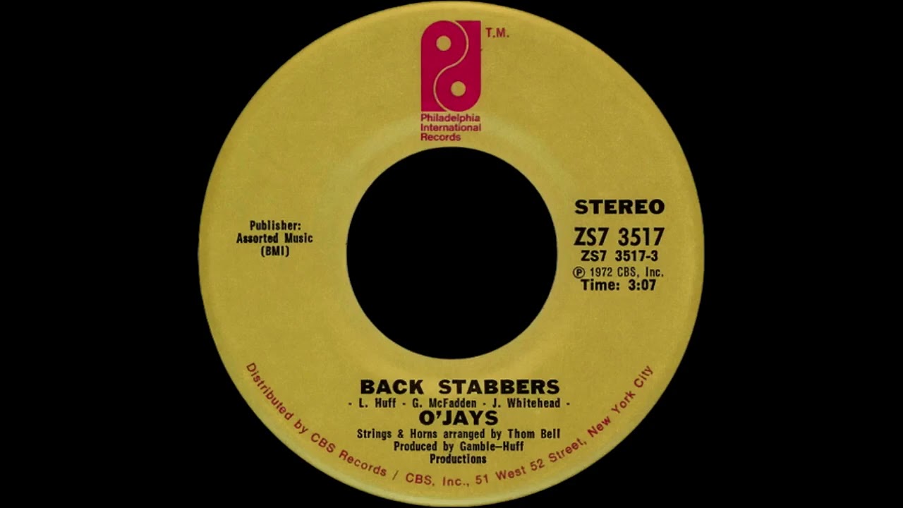 OJays   Back Stabbers Dj S Rework