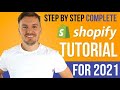 Shopify Tutorial 2023 For Beginners - Step By Step Guide How To Set Up A Shopify Store