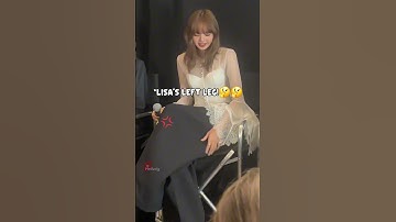 Thumbnail of Lisa is injured, poor her!!🥺🥺 #blackpink