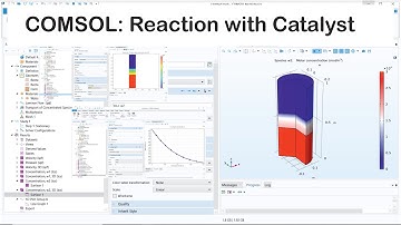 COMSOL: Mass transfer with Reaction and Catalyst