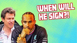 What's going on with Lewis Hamilton's contract?! | ESPN F1 UNLAPPED