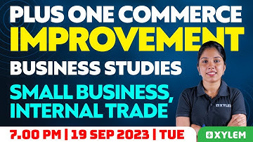 Plus One Improvement - Business Studies - Small Business & Internal Trade | Xylem Plus Two Commerce