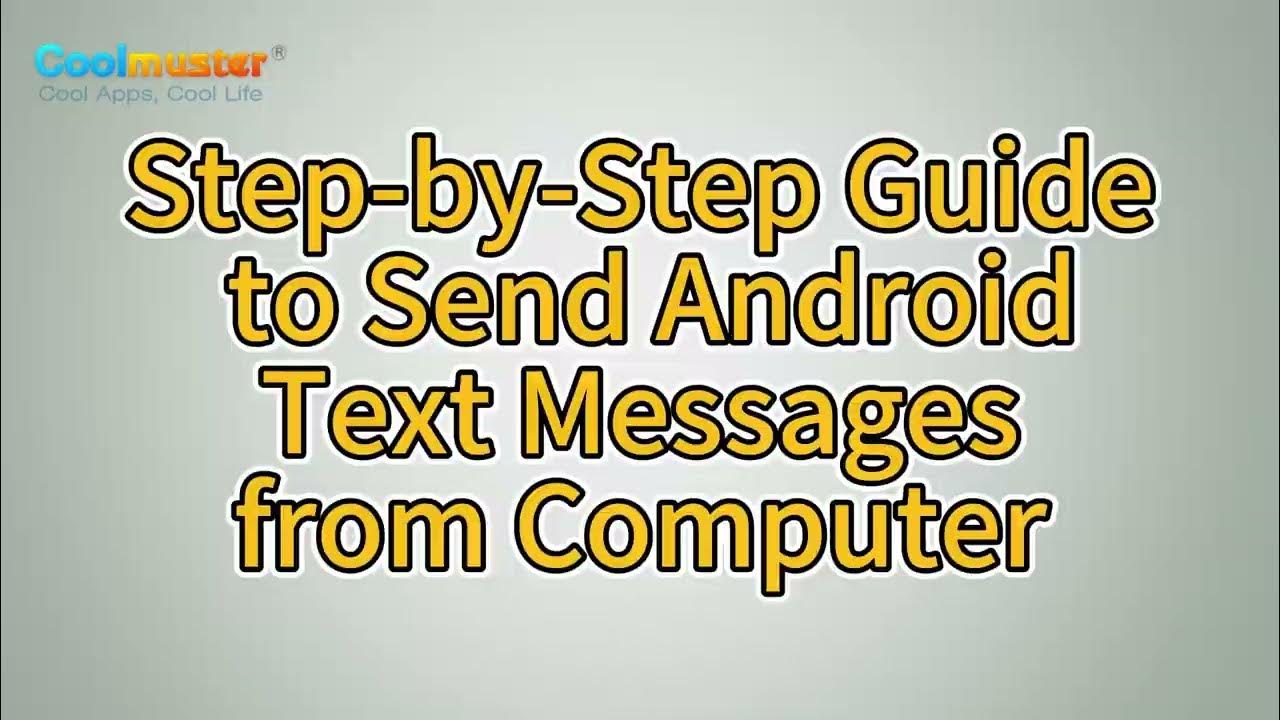 How To Send Android Text To Email