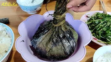 Dùng Lá Chuối Bọc Cá Nướng | Thơm Ngon Ăn Là Ghiền | ALiBuKa